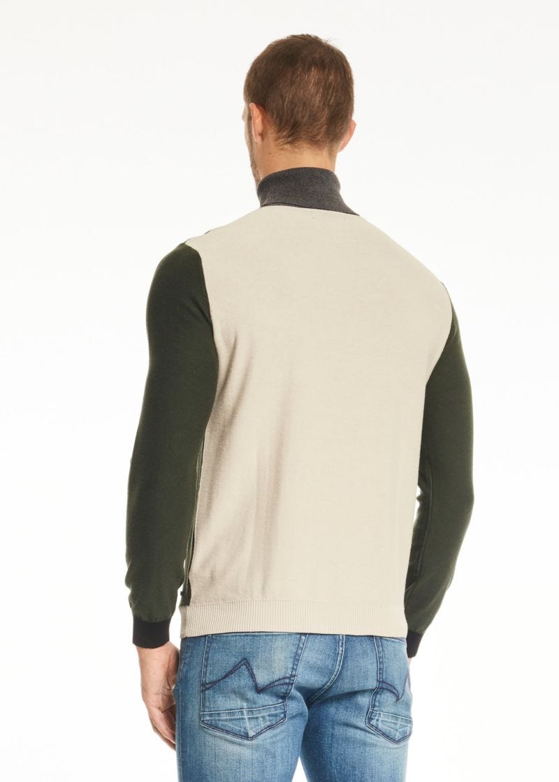 Maglione dolcevita in cotone