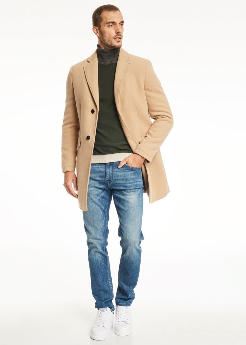 Maglione dolcevita in cotone