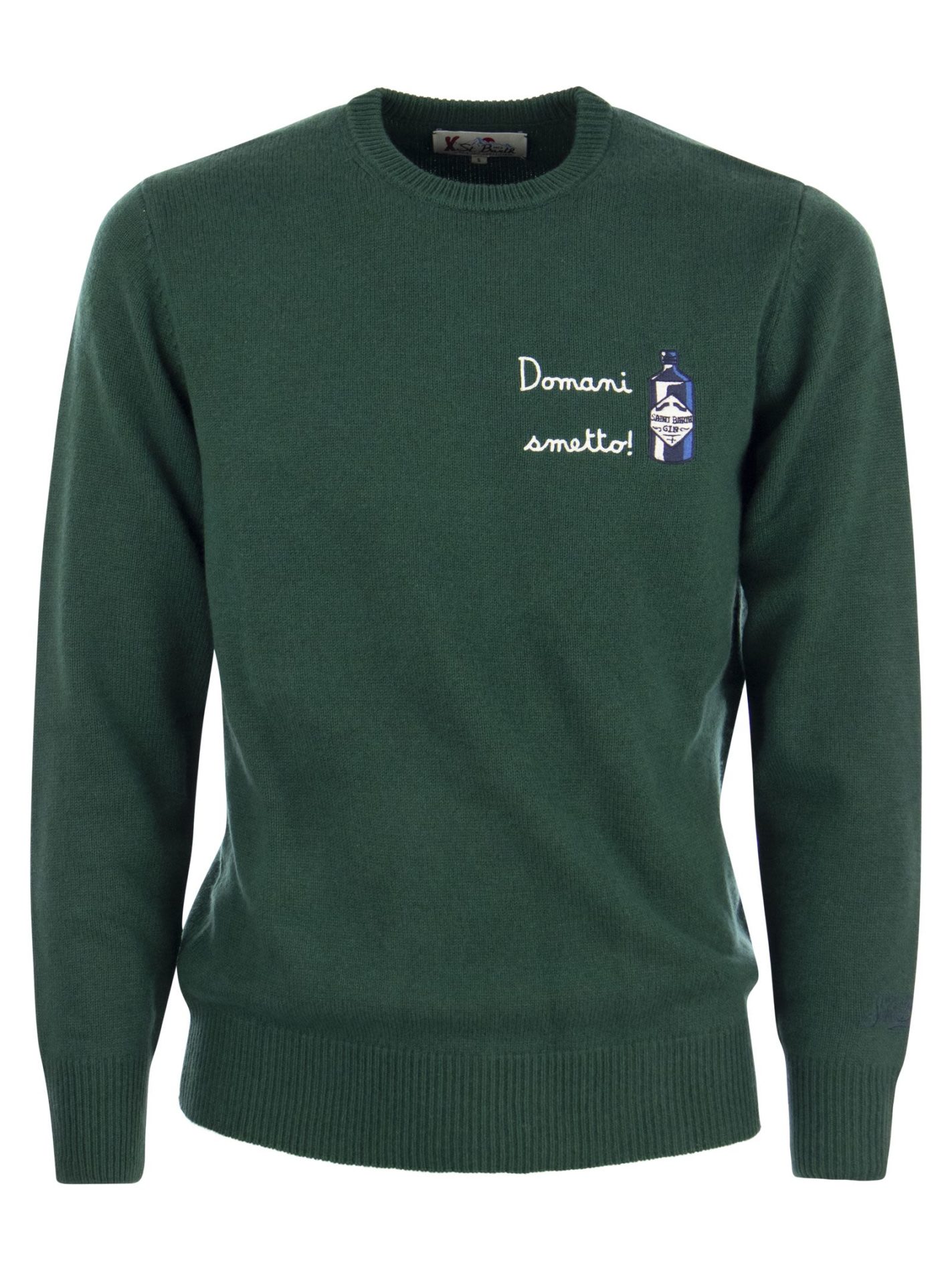 Maglione DOMANI SMETTO in misto lana e cachemire