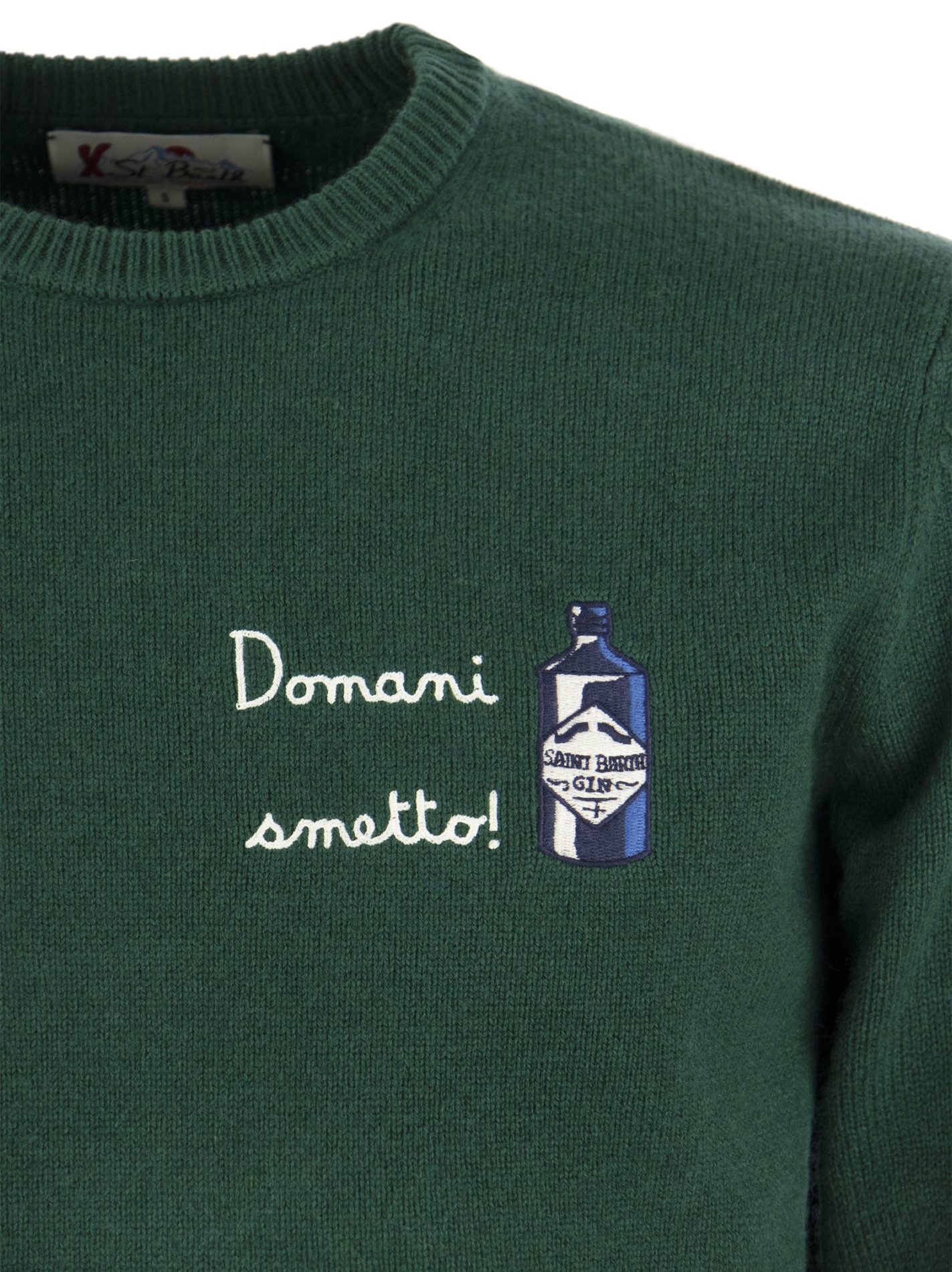 Maglione DOMANI SMETTO in misto lana e cachemire