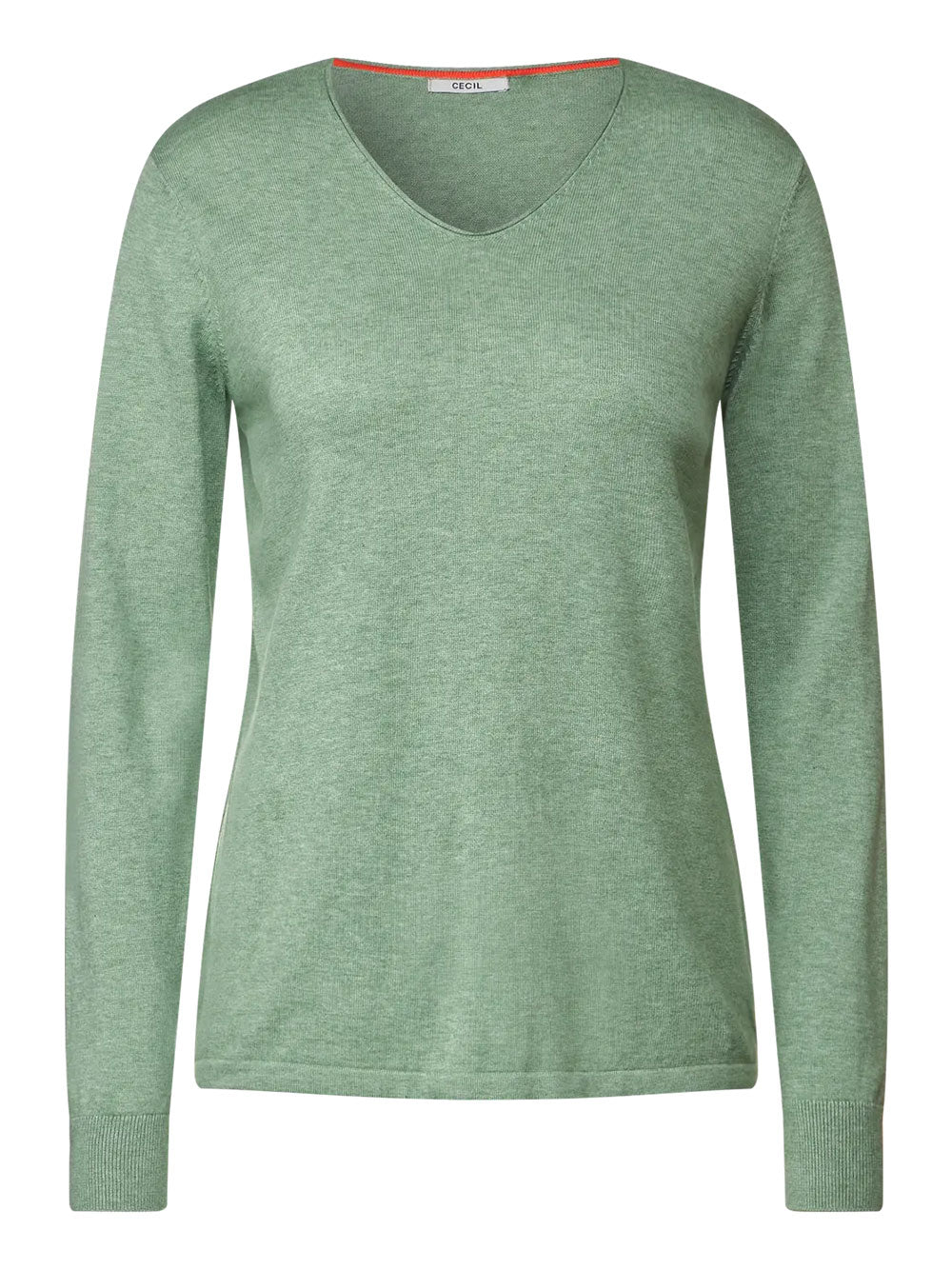 Maglione Donna maglia fine verde