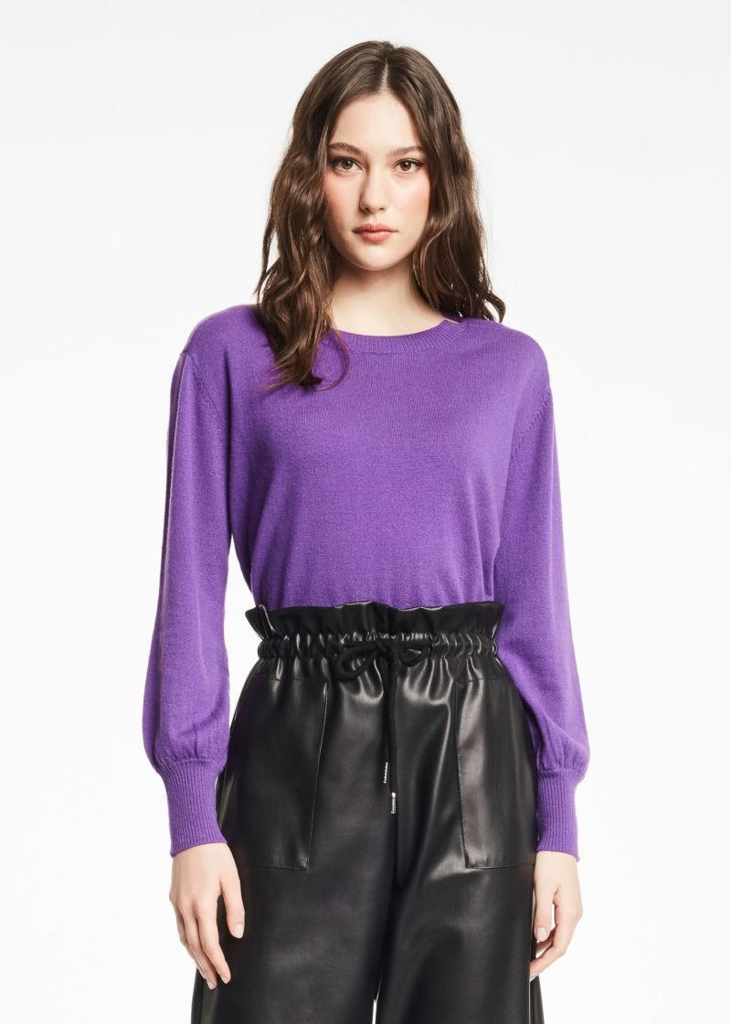 Maglione in lana e cachemire