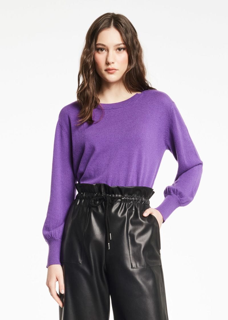 Maglione in lana e cachemire