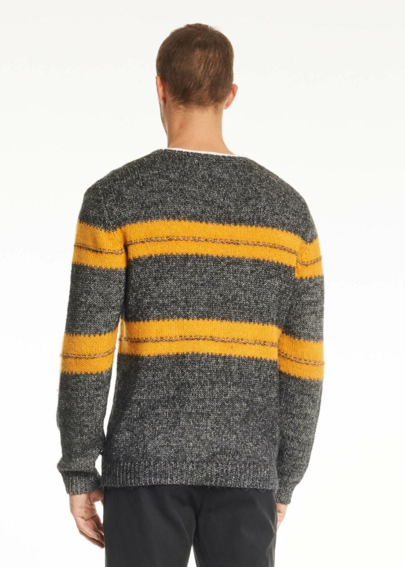 Maglione in lana e cotone