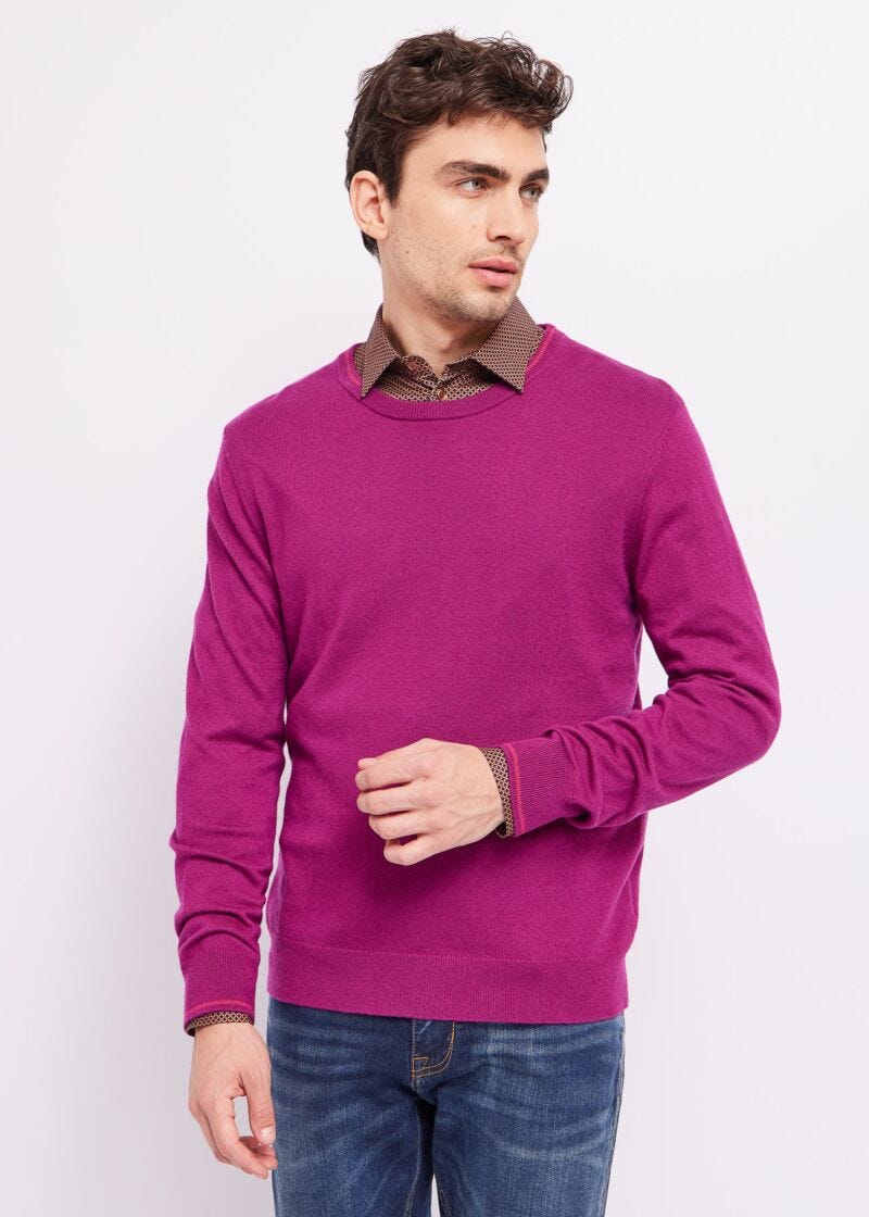 Maglione in misto cashmere