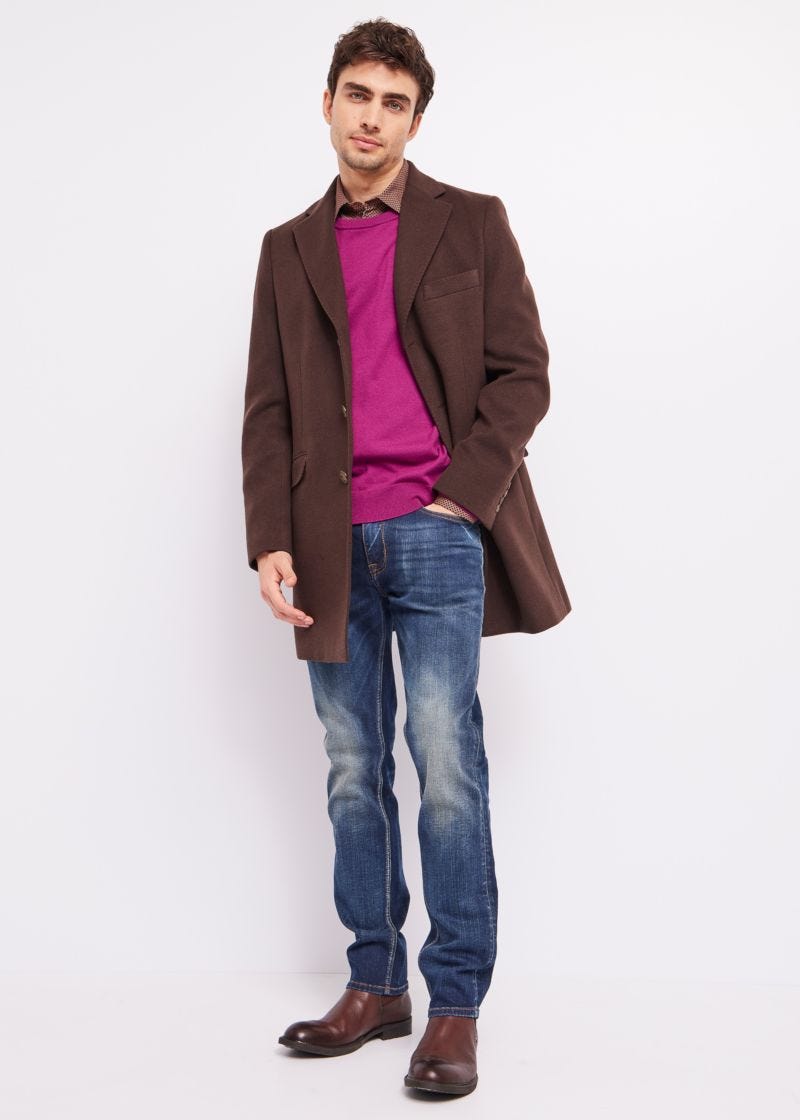 Maglione in misto cashmere
