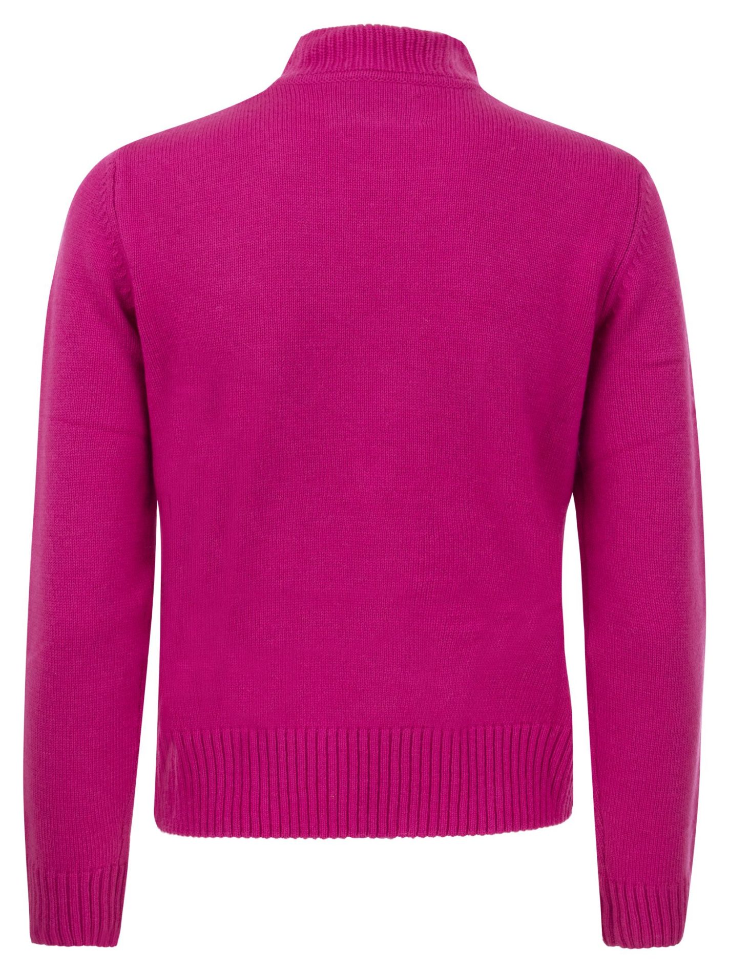 Maglione in misto lana e cashmere con stampa cartolina d’epoca