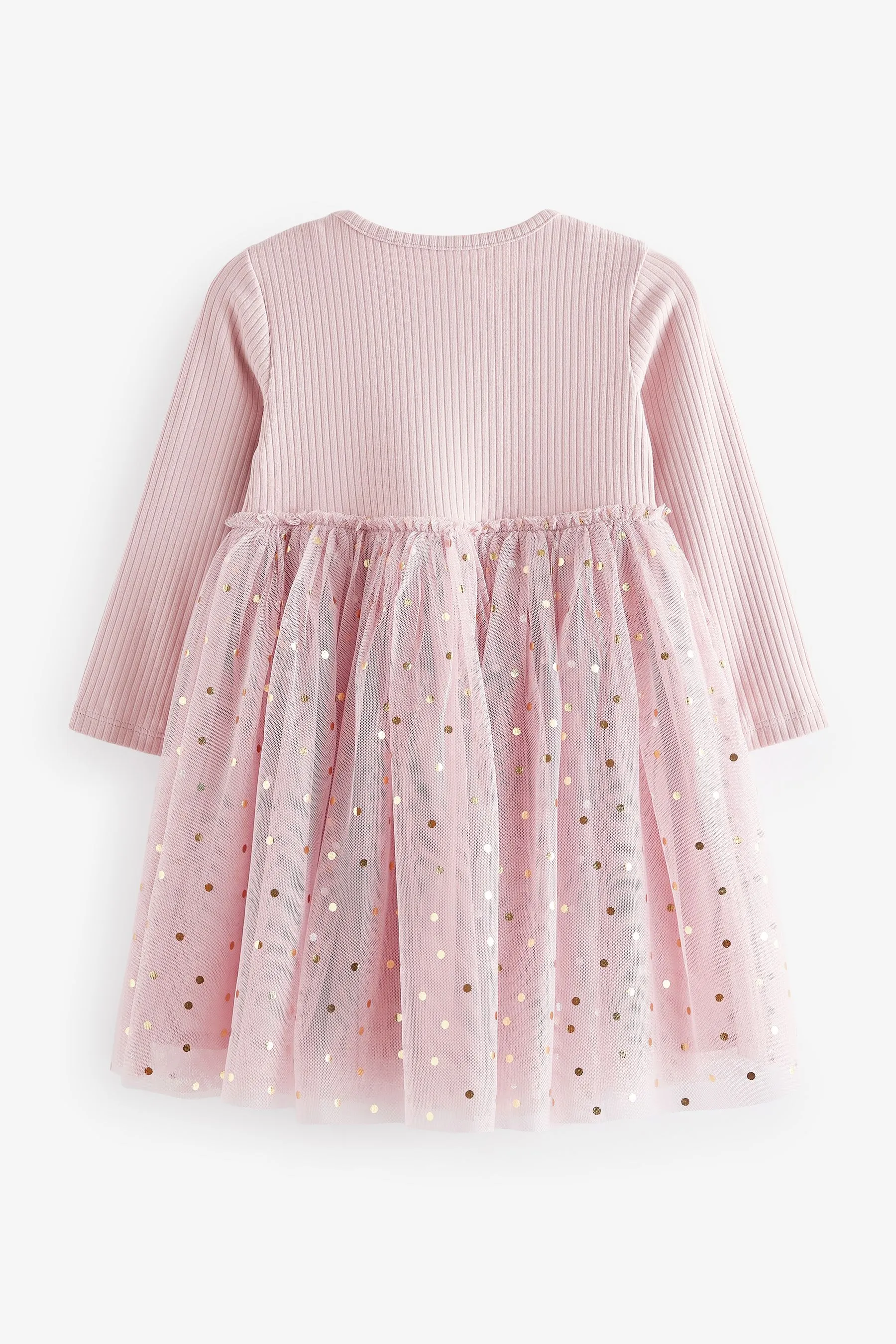Manica Lunga Mesh Vestito (3mesi -7anni)    