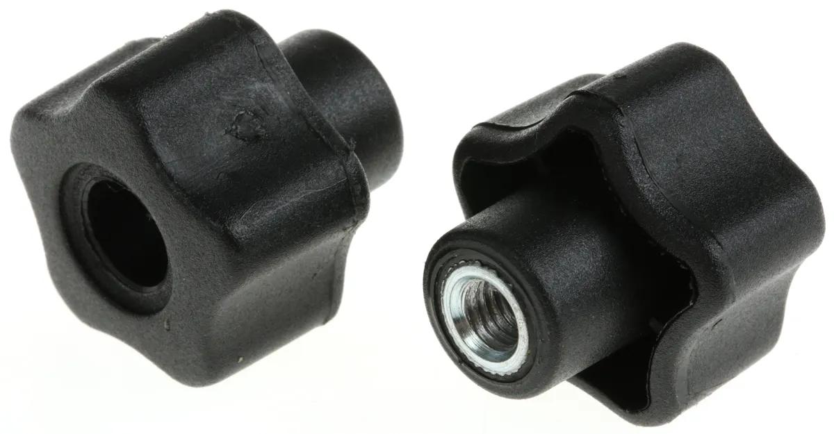 Manopola di serraggio Multi lobo RS PRO, M6 x 9mm