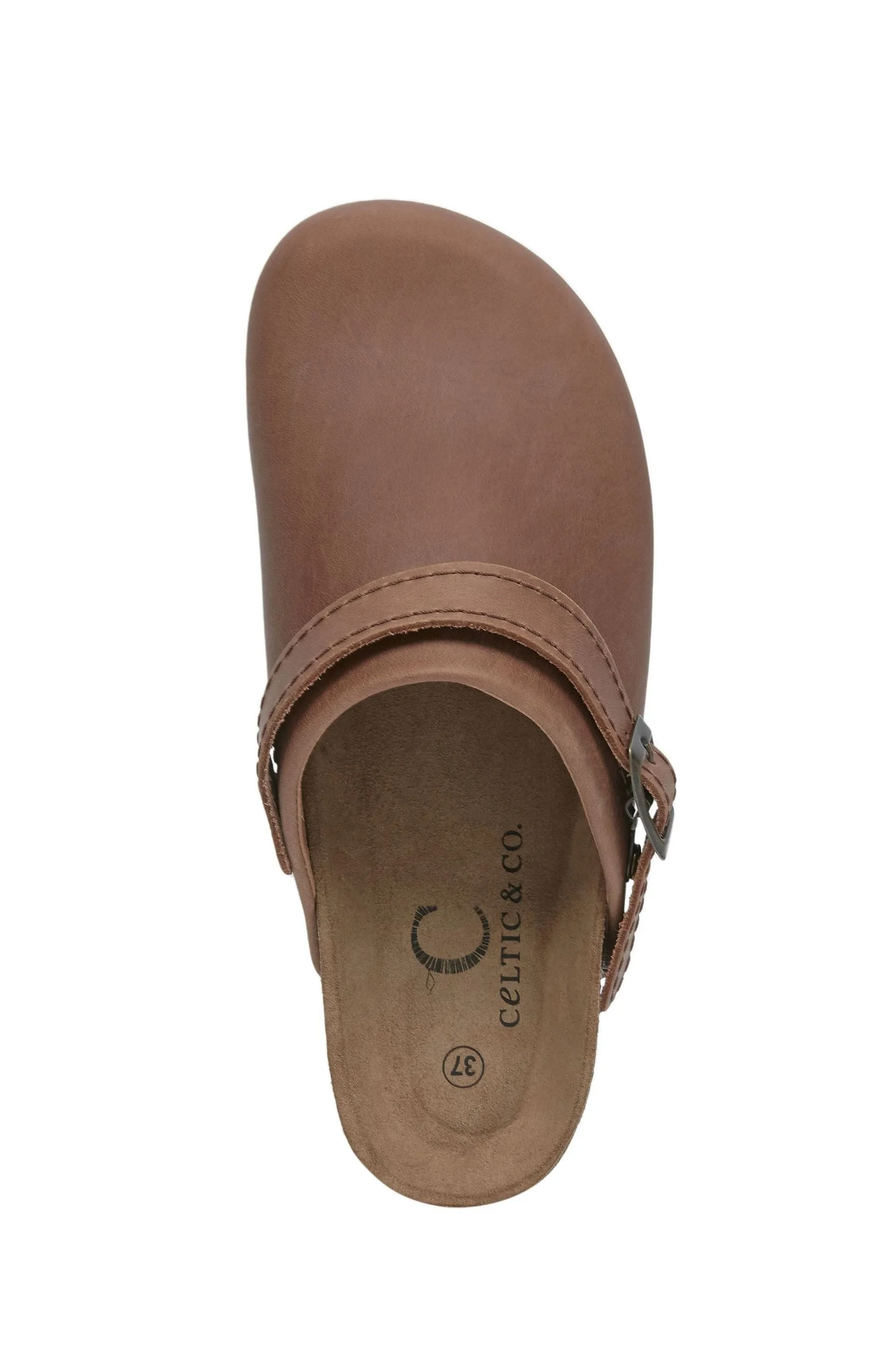 Marrone con Celtic & Co. e spalline  - Sabot