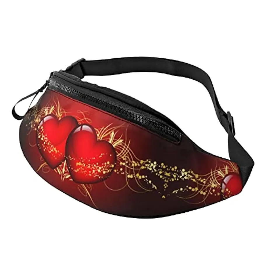 Marsupio a tracolla Love Valentine’s Day Marsupio per uomo donna. Marsupio per viaggi,passeggiate,corsa,escursionismo,pesca. 193
