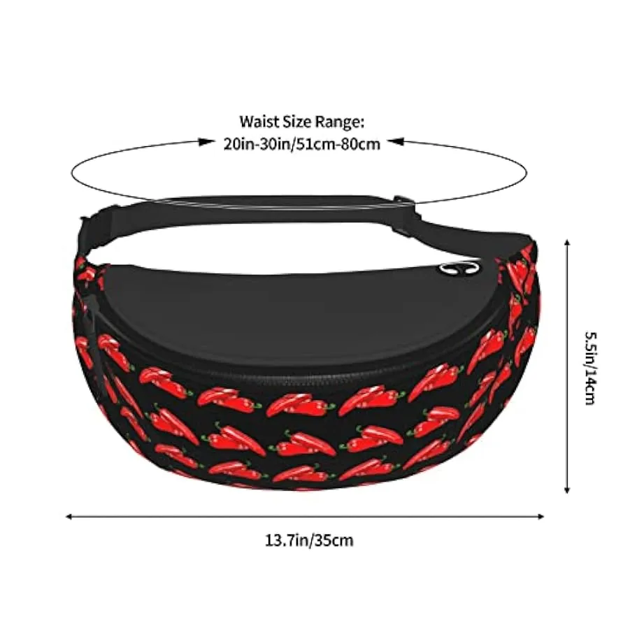 Marsupio da escursionismo Funny Chili Red Peppers Marsupio a tracolla vegano Marsupio leggero 228772490