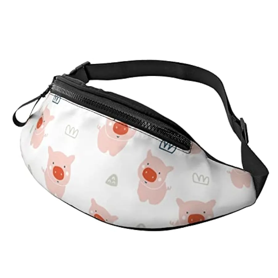 Marsupio da escursionismo Marsupio leggero a tracolla Kawaii con maialino rosa carino 171357465
