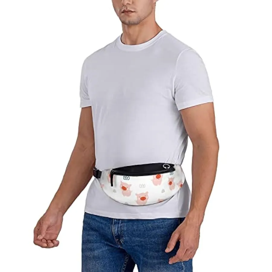 Marsupio da escursionismo Marsupio leggero a tracolla Kawaii con maialino rosa carino 171357465