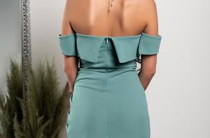 Mini abito elegante Montaria, Menta