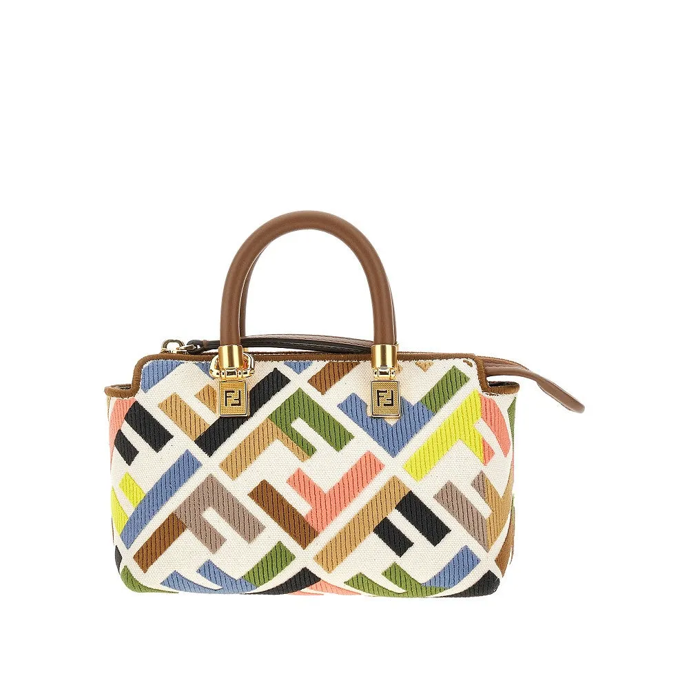 Mini bag 'By The Way' in canvas ricamato