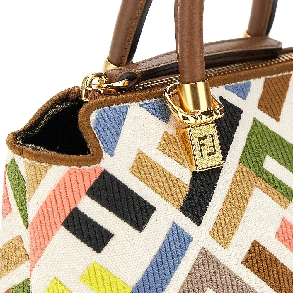 Mini bag 'By The Way' in canvas ricamato