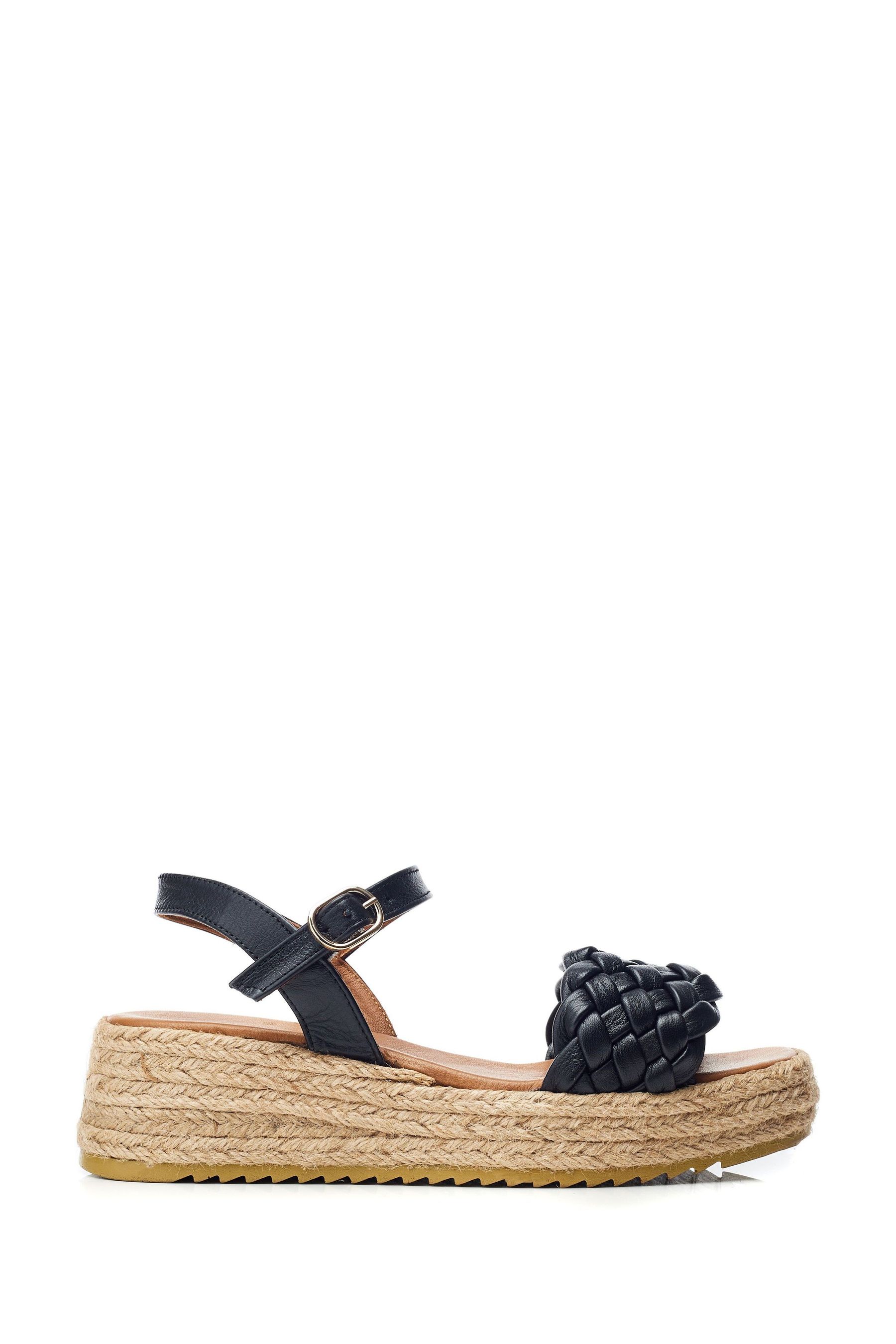 Moda in Pelle SH - Adrienne - Sandali stile espadrillas in tessuto imbottito
