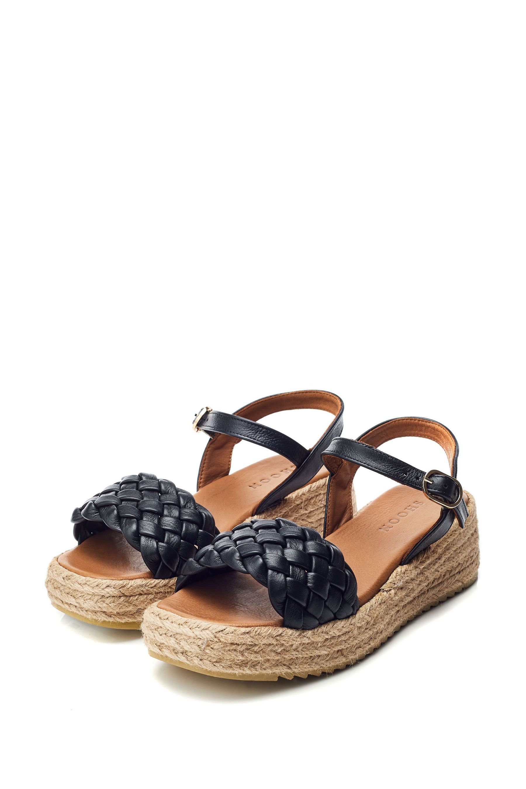 Moda in Pelle SH - Adrienne - Sandali stile espadrillas in tessuto imbottito