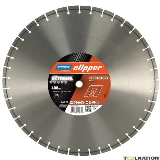Norton Clipper 70184626205 Extreme RC400 Lama diamantata 450 x 25,4 mm