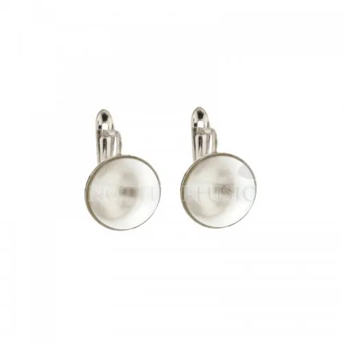 Orecchini Donna Perla in Oro Bianco 803321734313