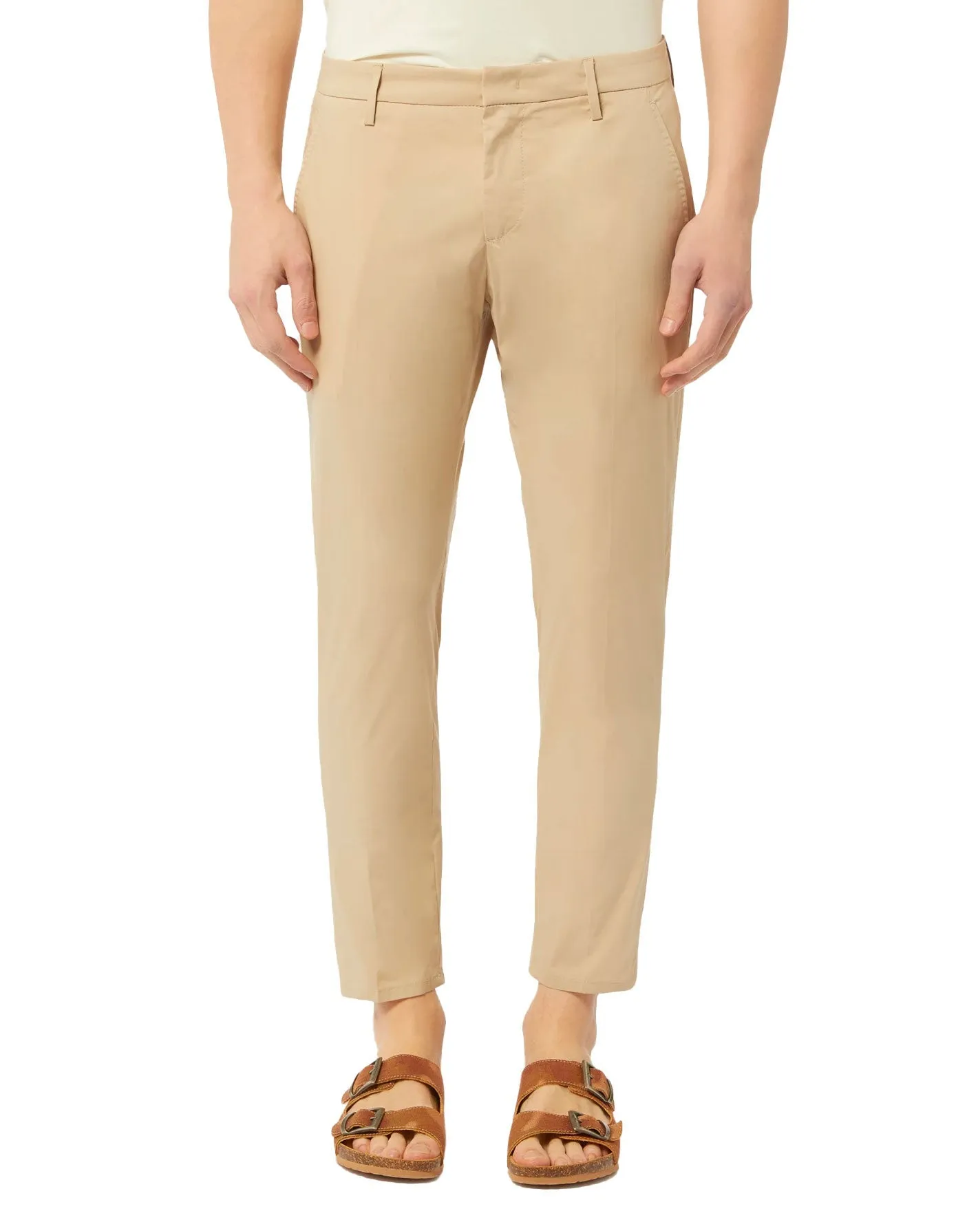 Pantalone Alfredo cotone sabbia