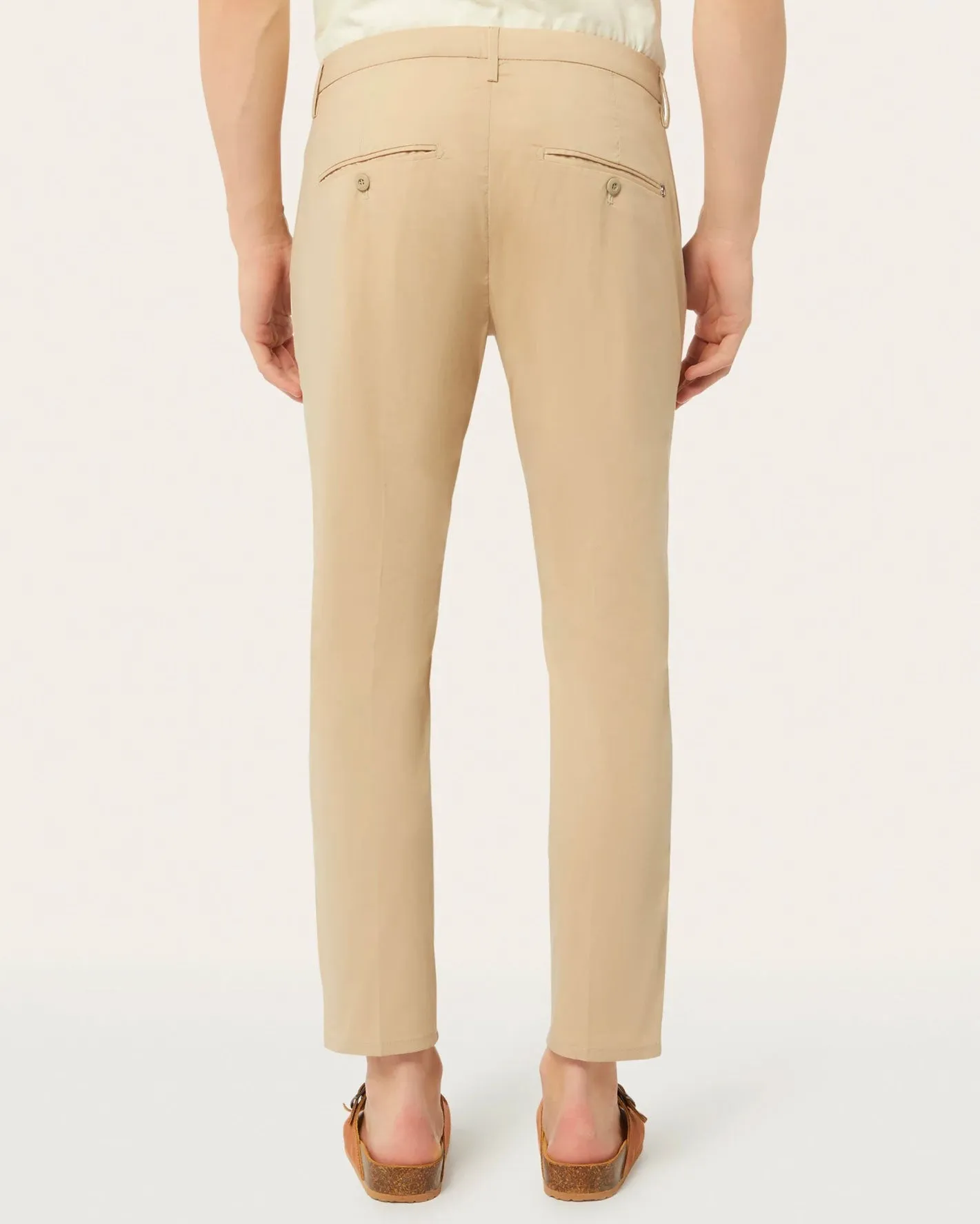 Pantalone Alfredo cotone sabbia