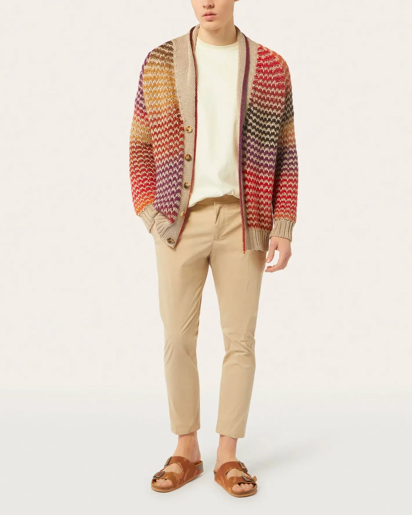 Pantalone Alfredo cotone sabbia