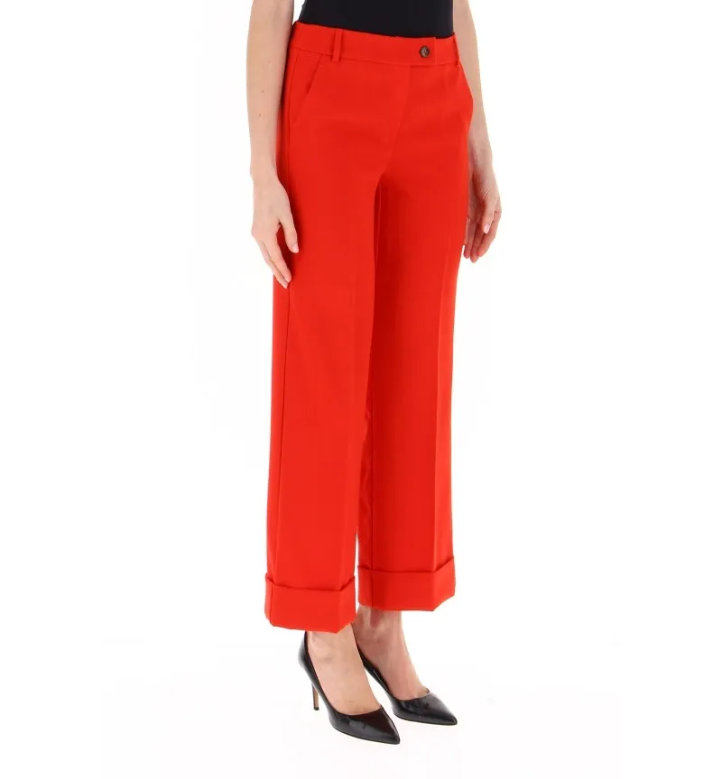 Pantalone con risvolto
