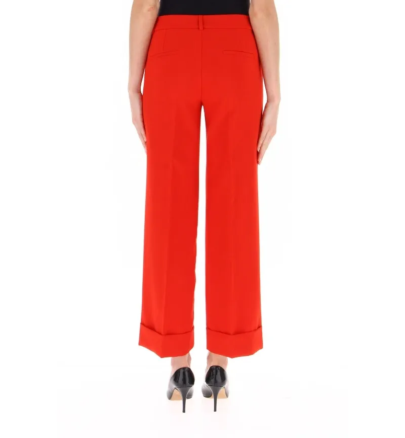 Pantalone con risvolto