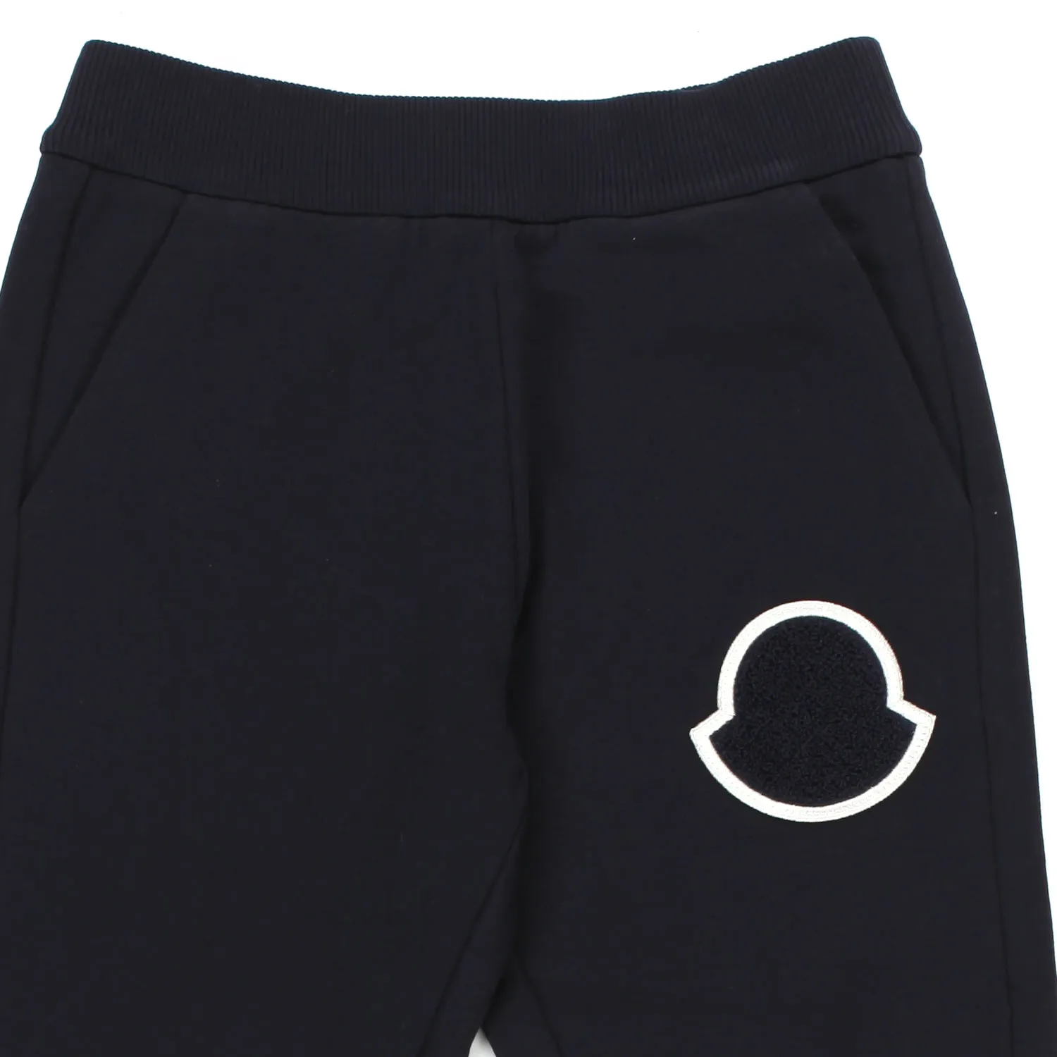Pantalone Tuta Blu Con Patch Bambino E Teen