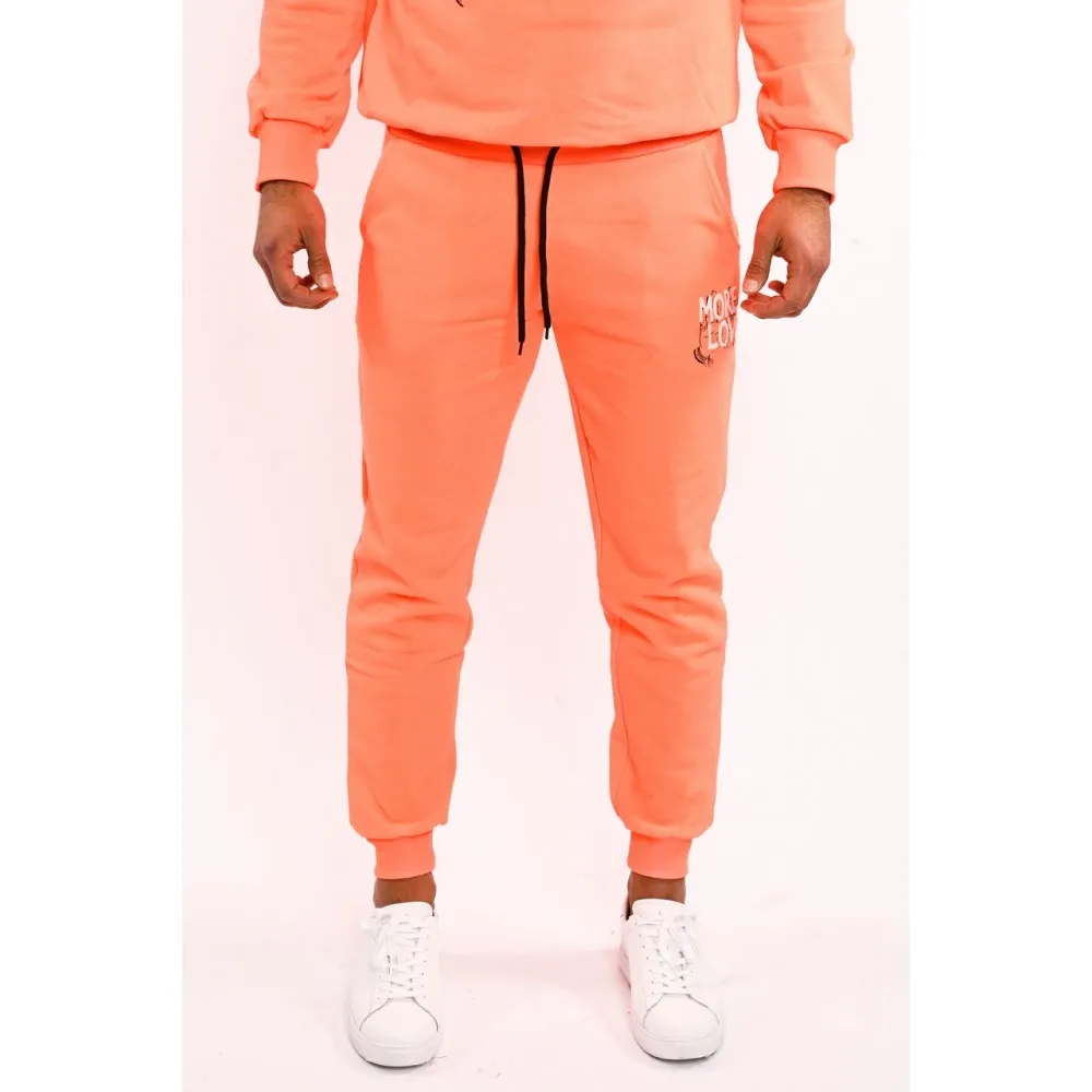 Pantalone tuta uomo more love fluo