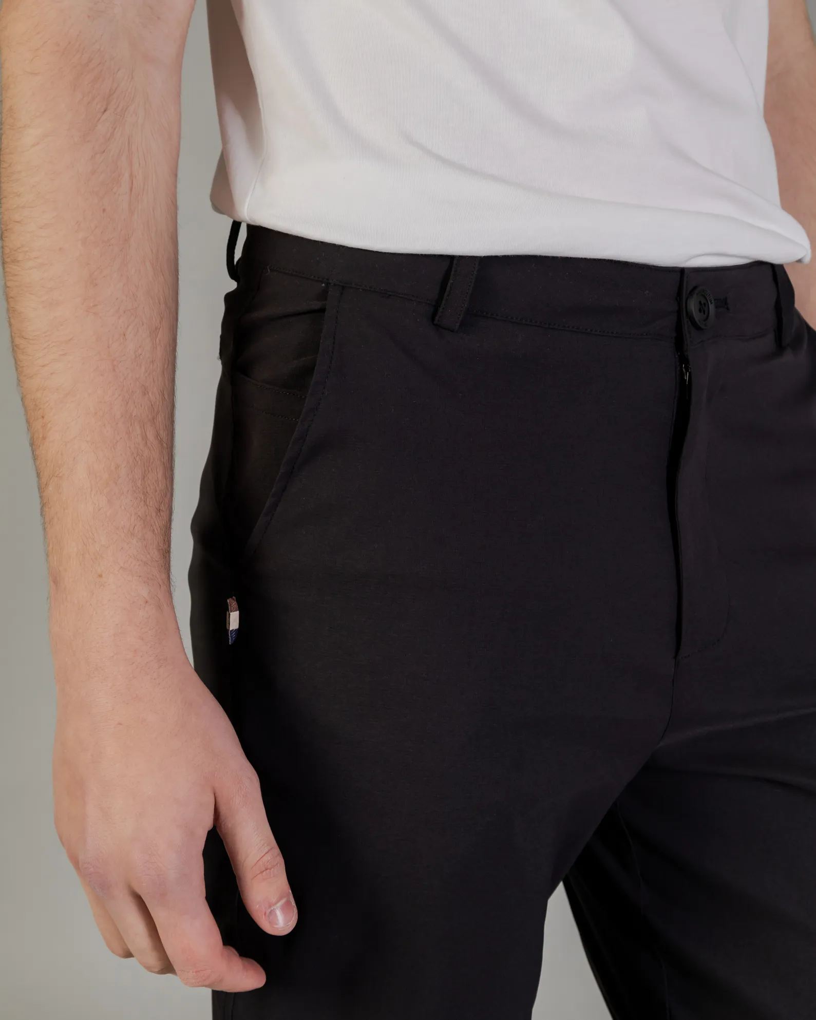 Pantaloni Aquascutum ACTIVE CHINO PANT Nero