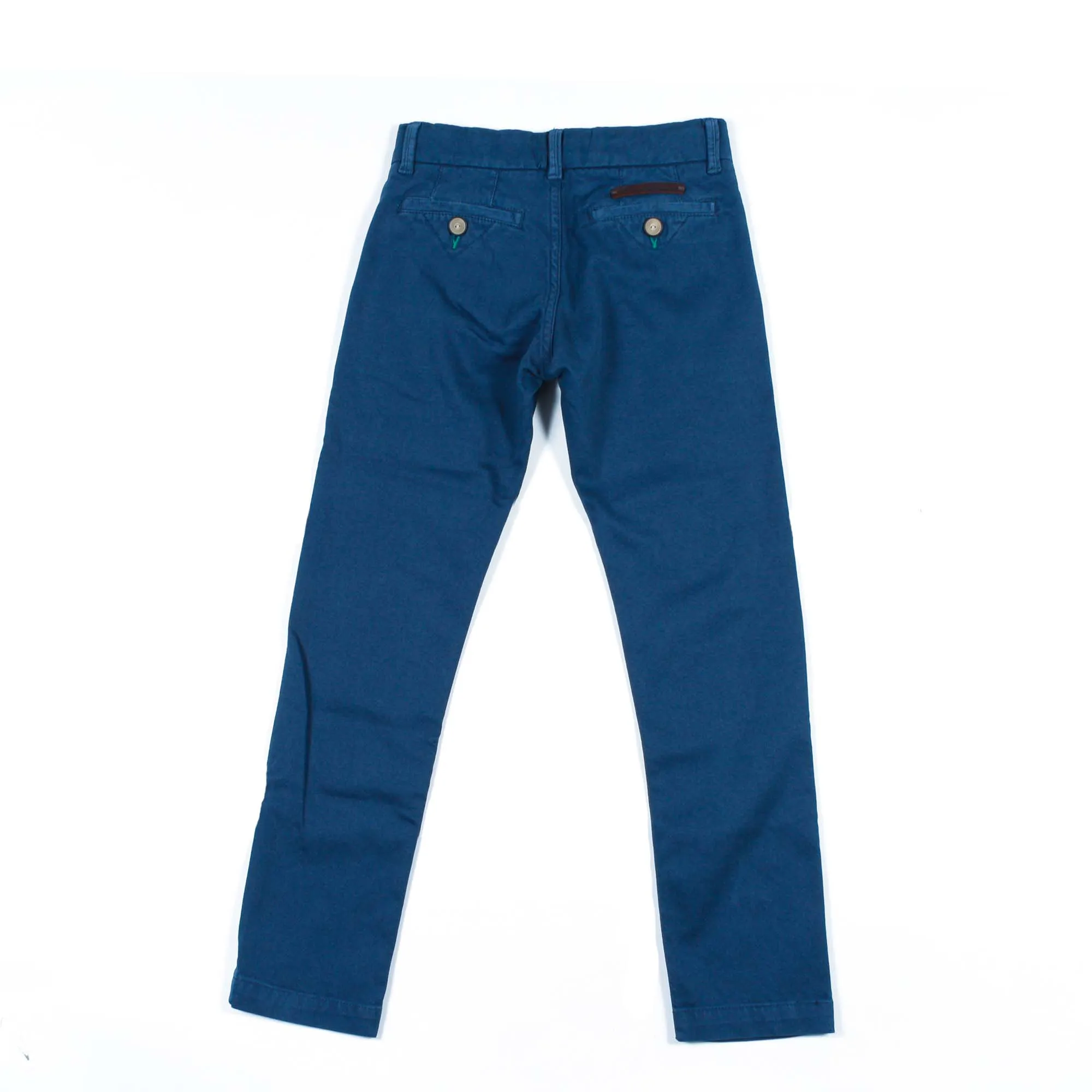 Pantaloni Canvas Chino Blu