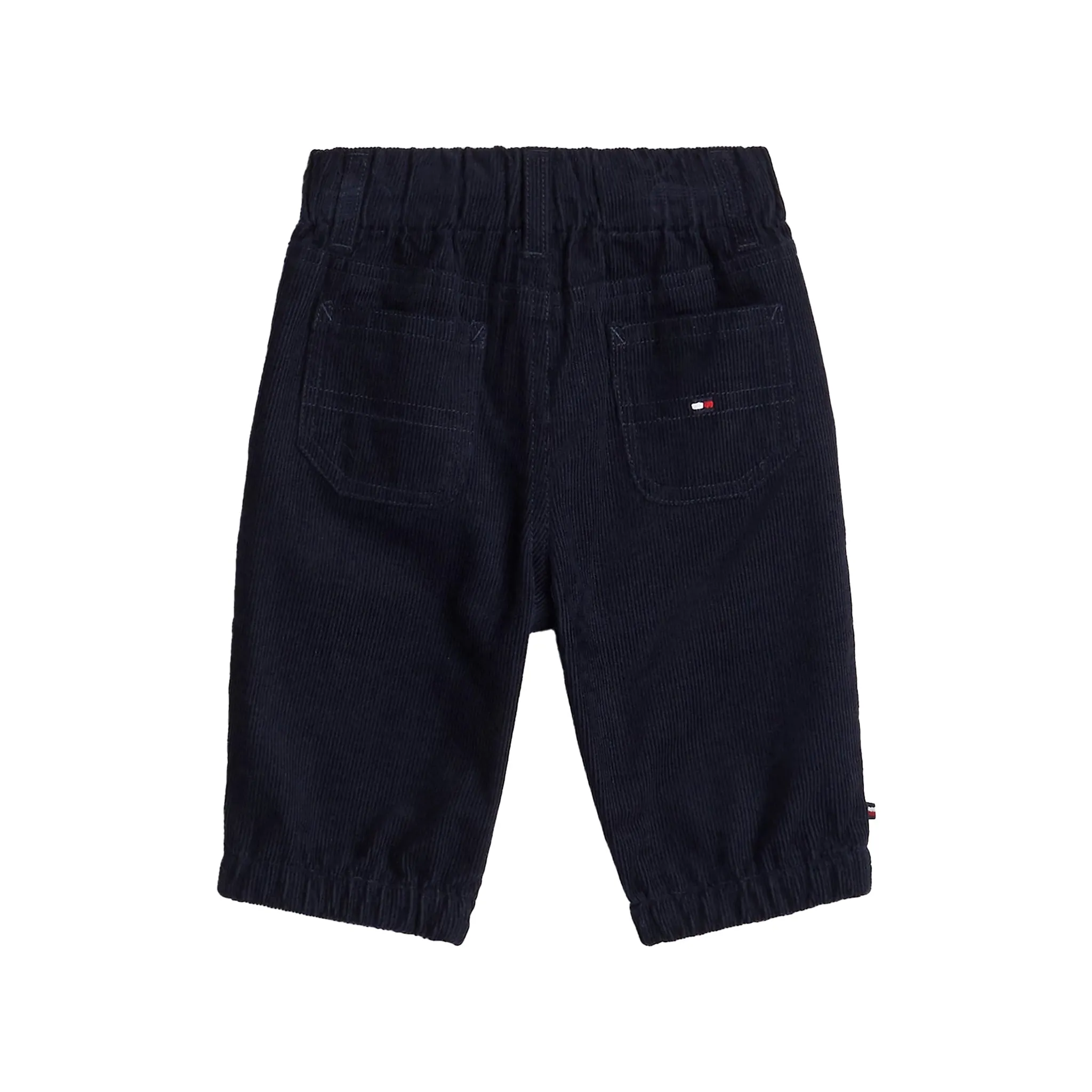 Pantaloni cargo Neonato in velluto a coste con lacci Blu