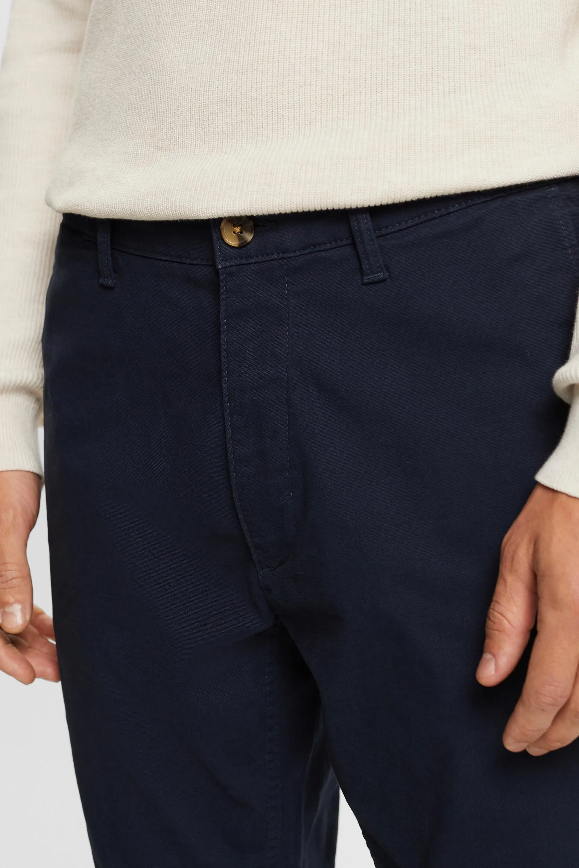 Pantaloni chino, cotone con stretch