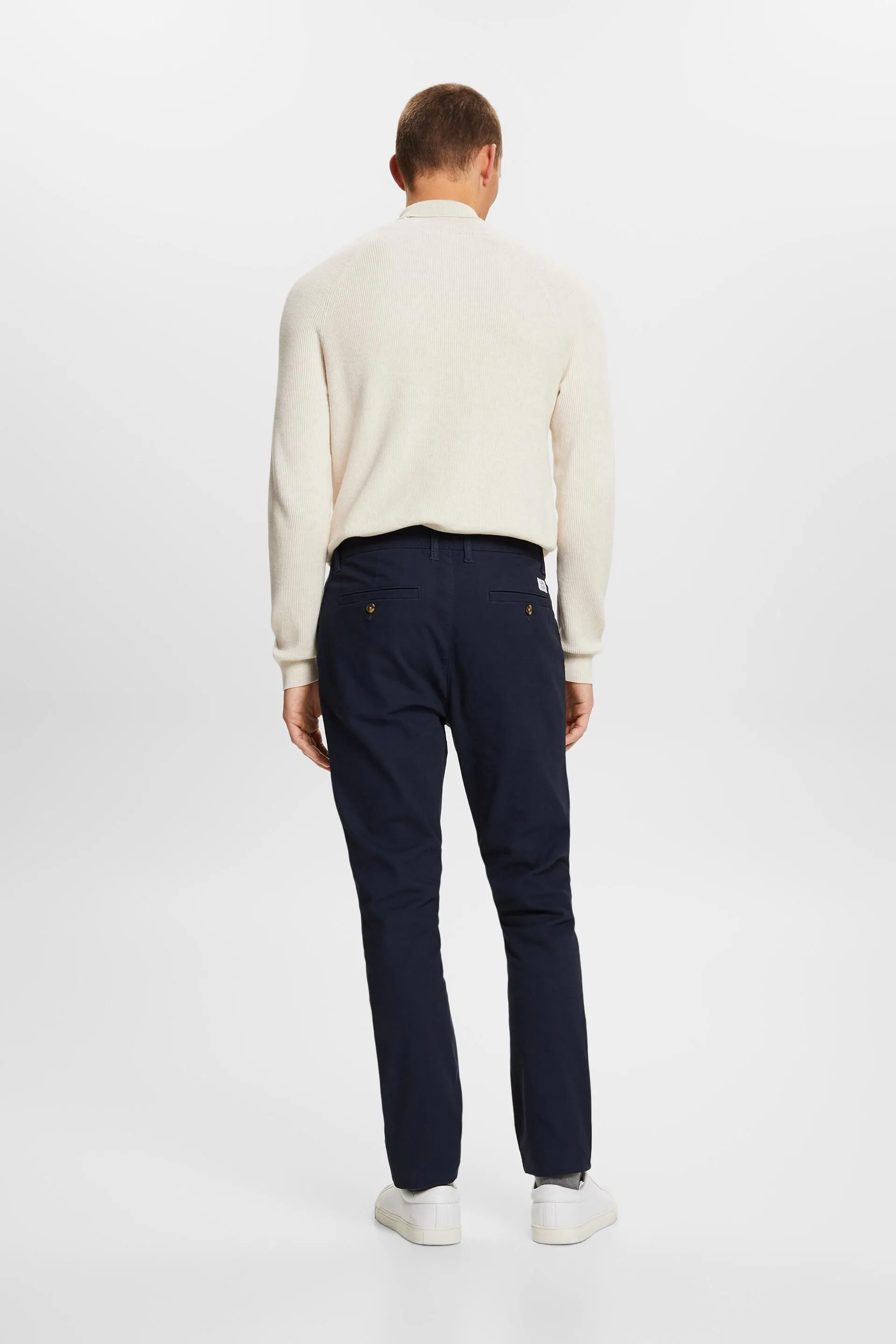Pantaloni chino, cotone con stretch