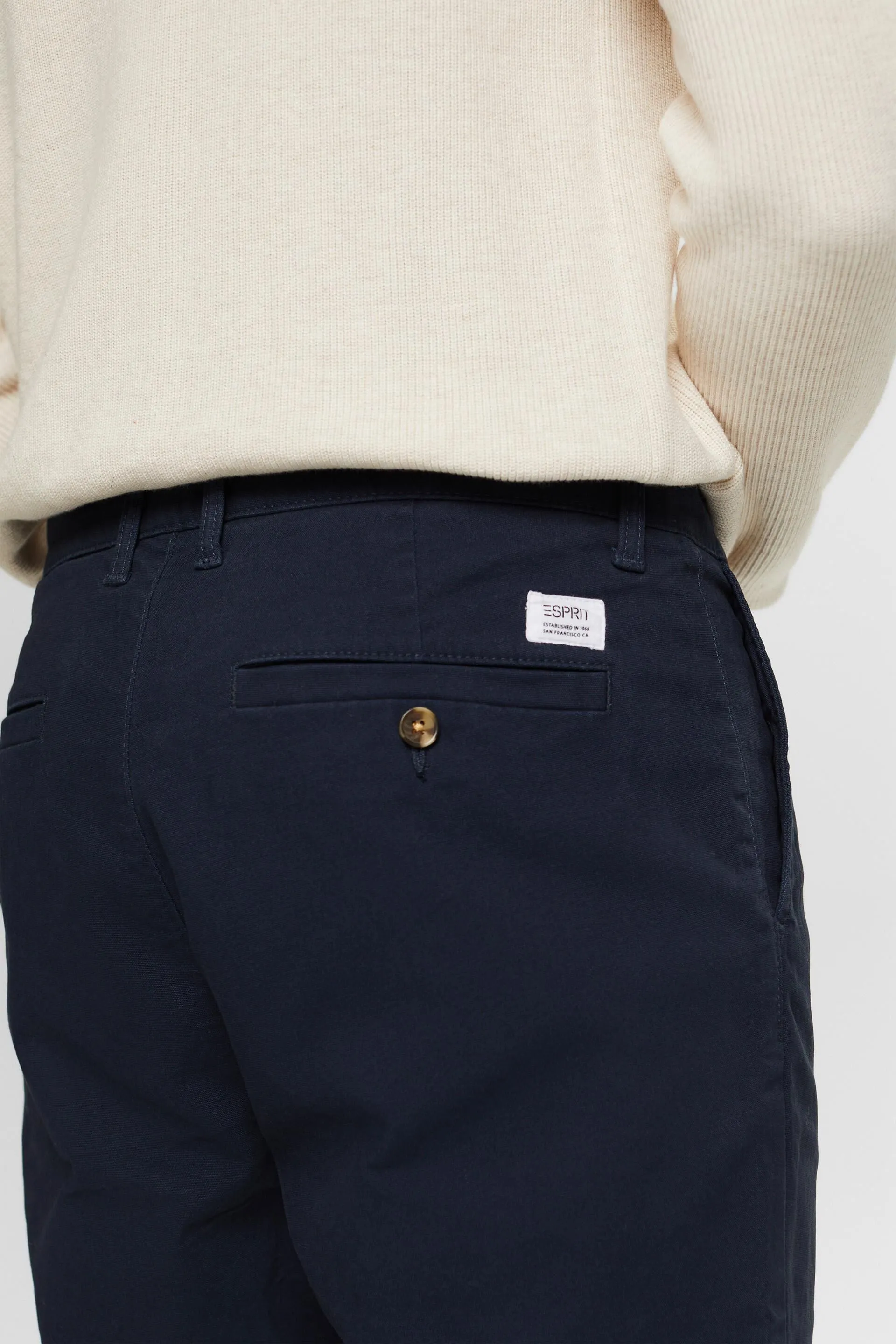 Pantaloni chino, cotone con stretch