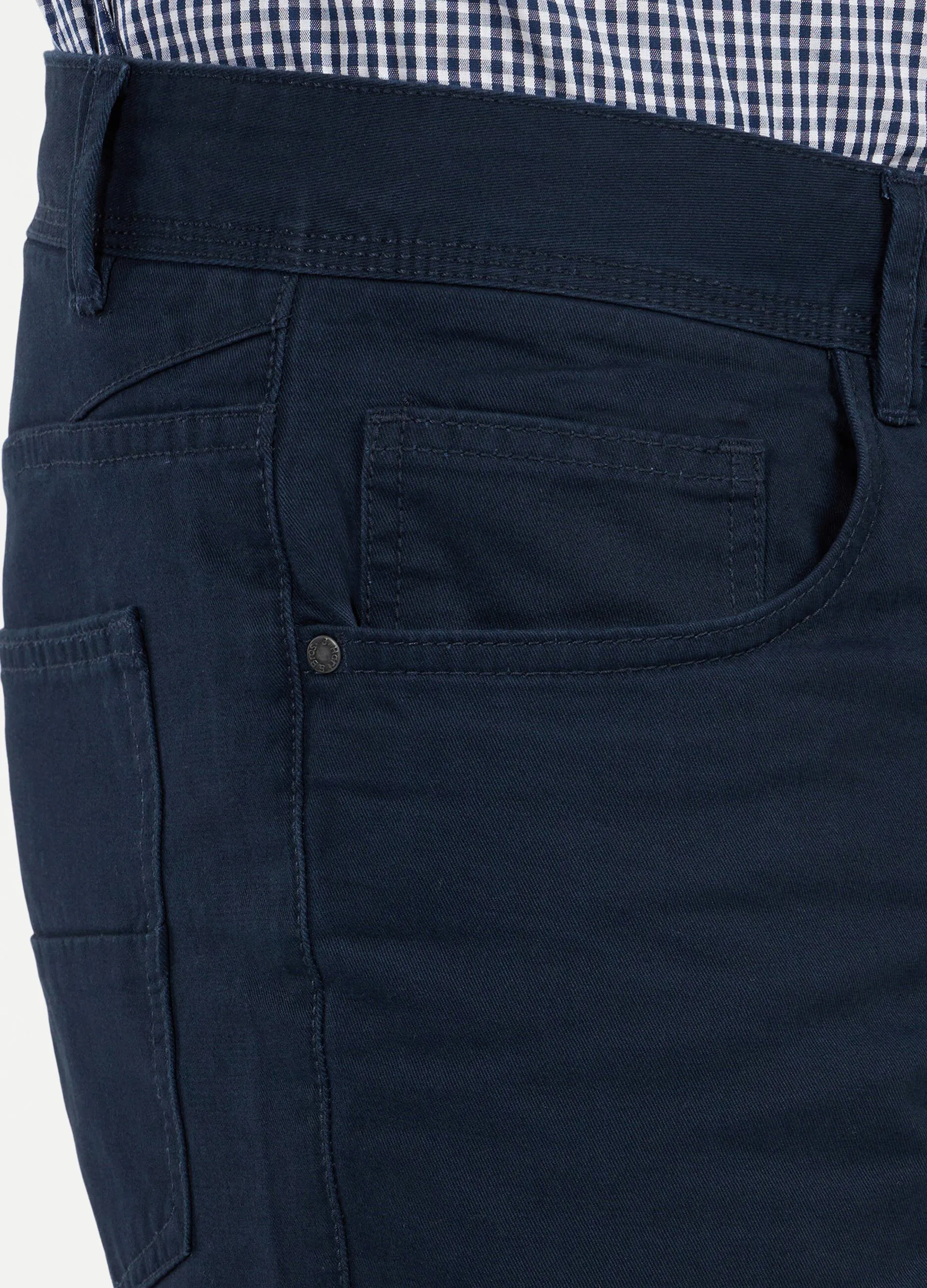 Pantaloni chino in puro cotone uomo