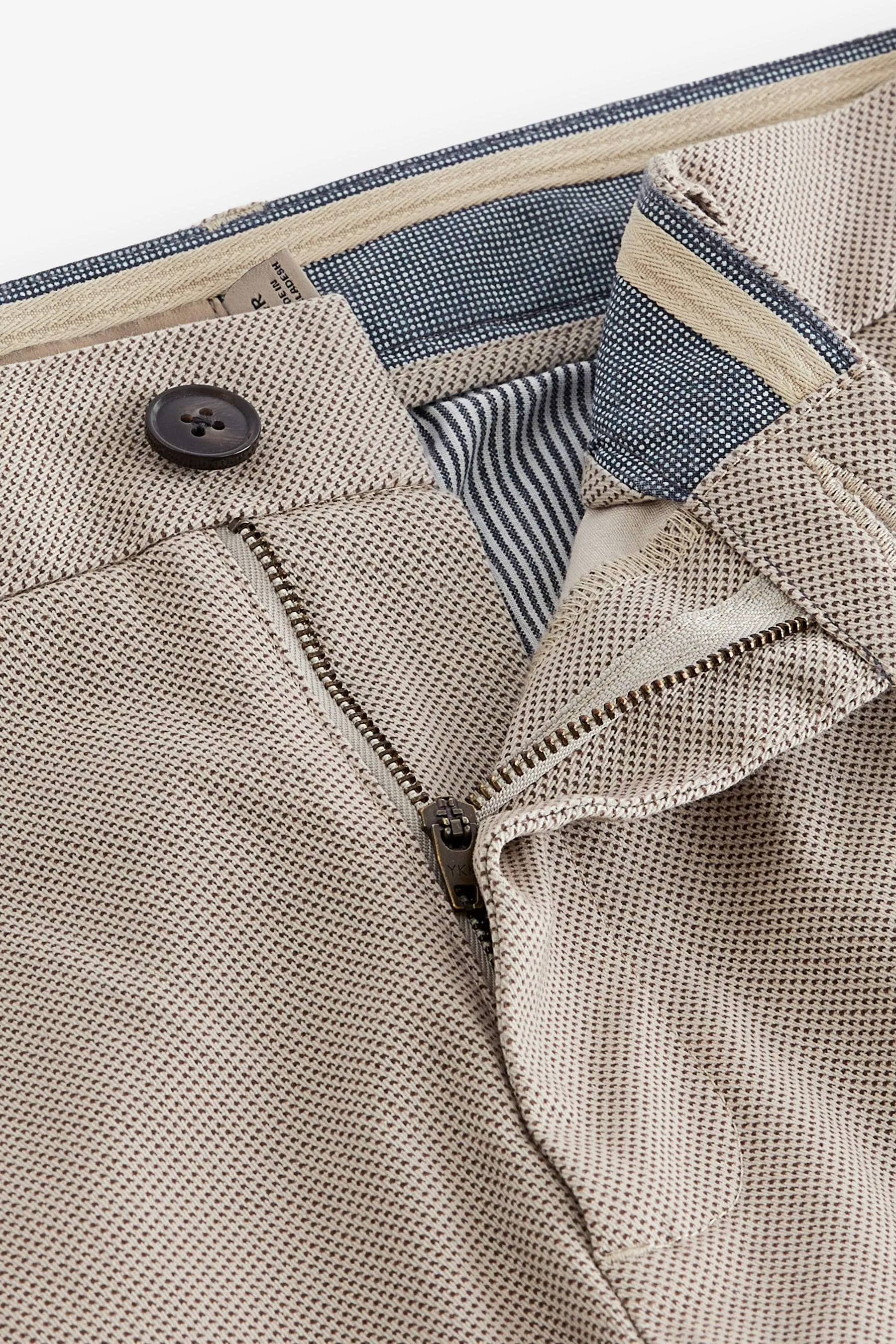 Pantaloni chino morbidi elasticizzati stampati