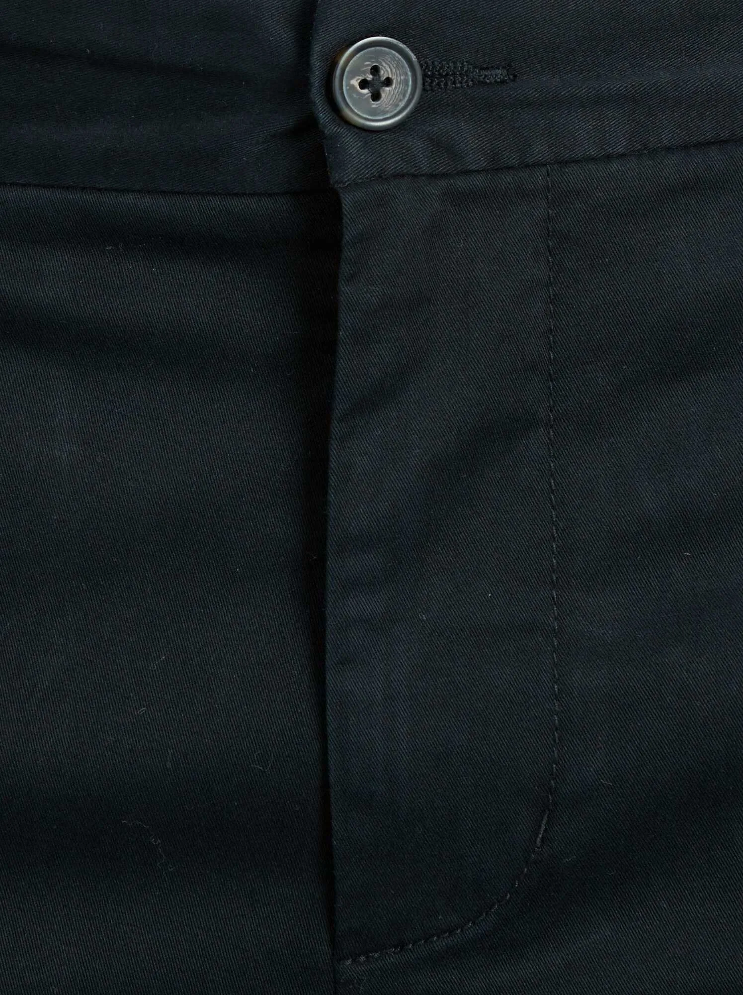 Pantaloni chino slim L38 +195 cm - Nero