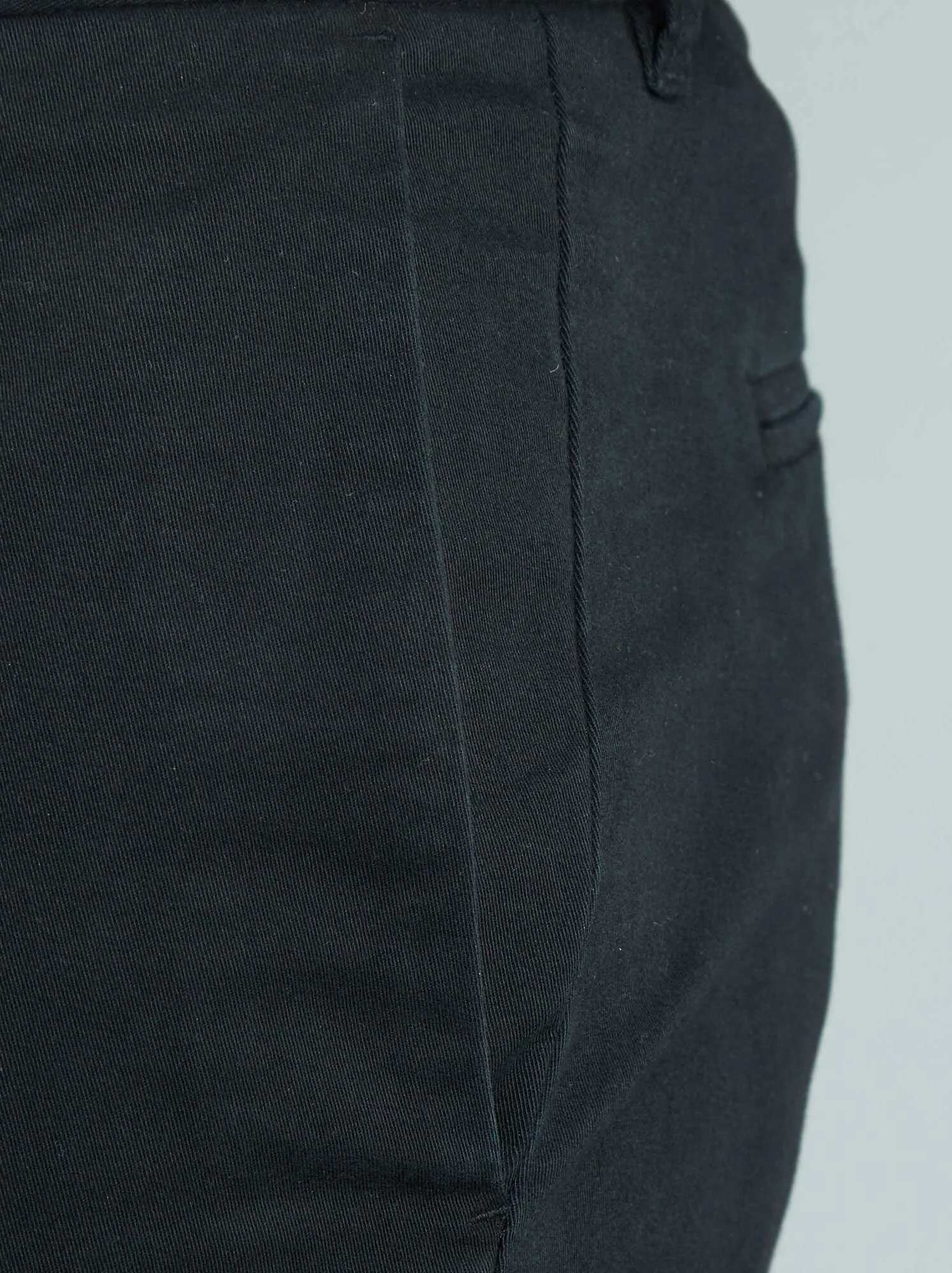 Pantaloni chino slim L38 +195 cm - Nero