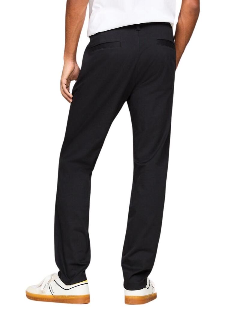 Pantaloni cinesi Tommy Jeans Austin neri per uomo