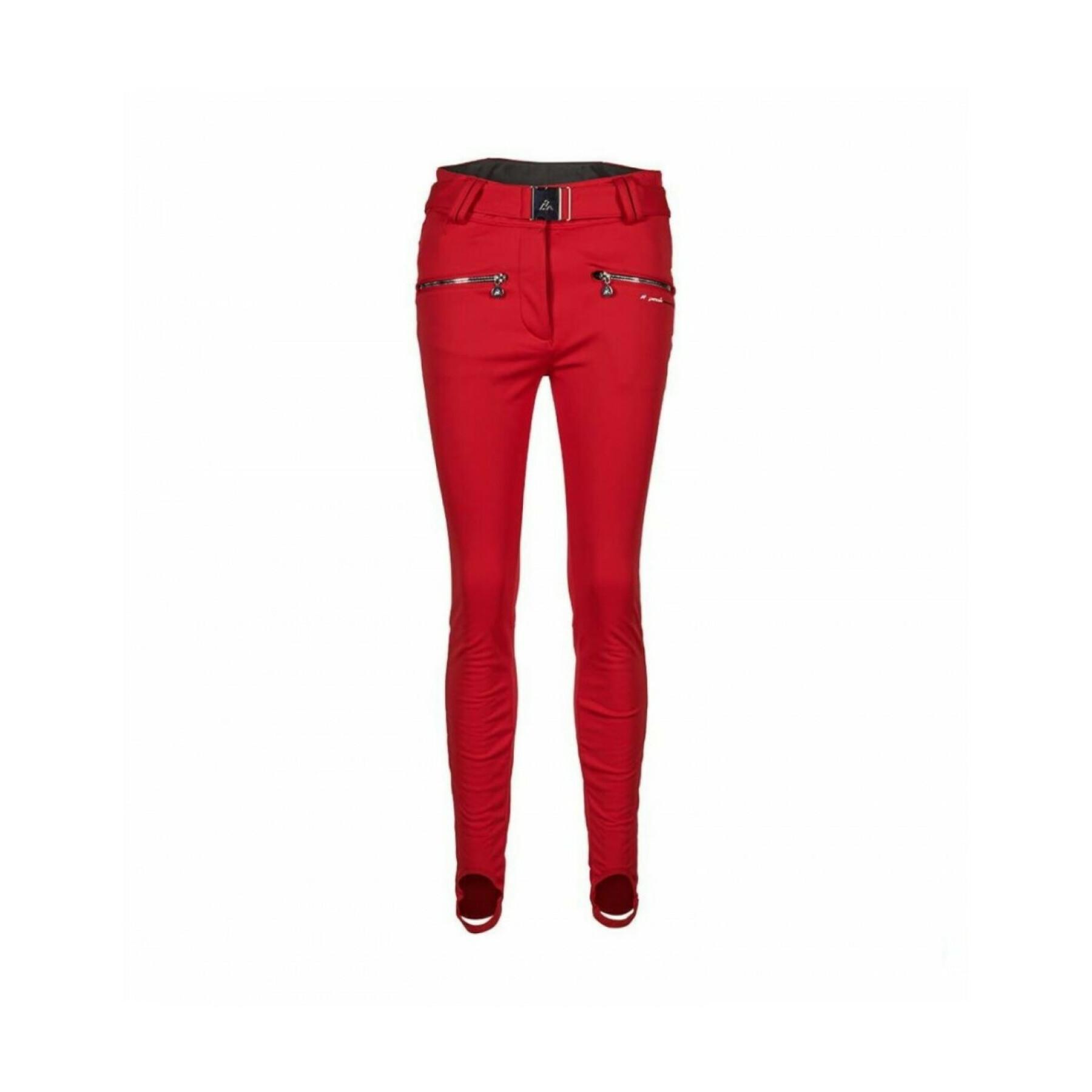 Pantaloni da sci softshell da donna Peak Mountain Afuzzon L80