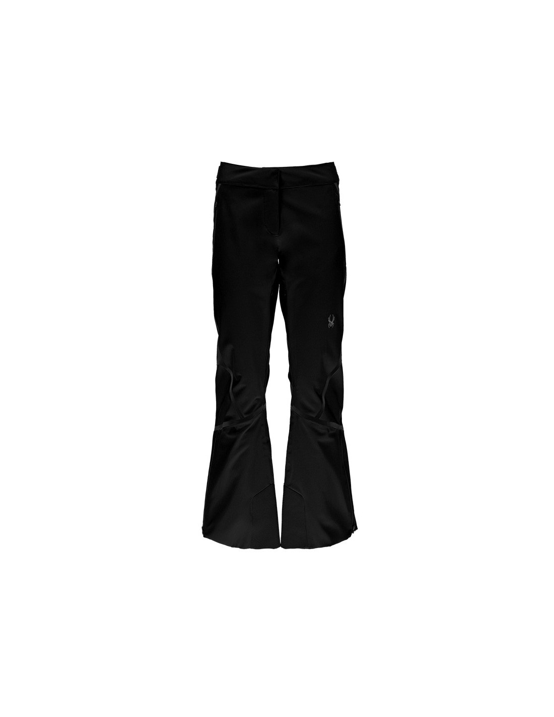 Pantaloni da sci Spyder Echo neri / neri