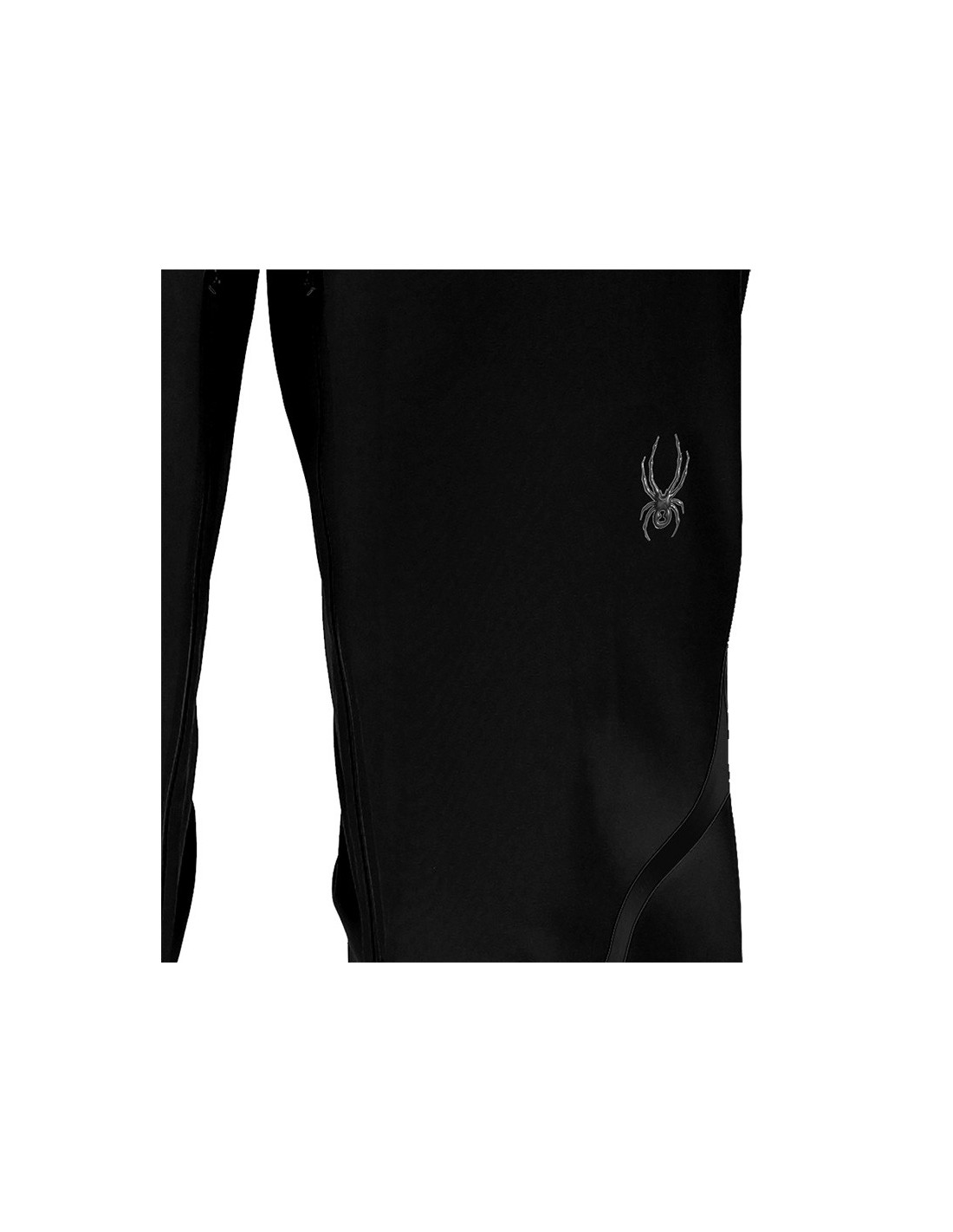 Pantaloni da sci Spyder Echo neri / neri
