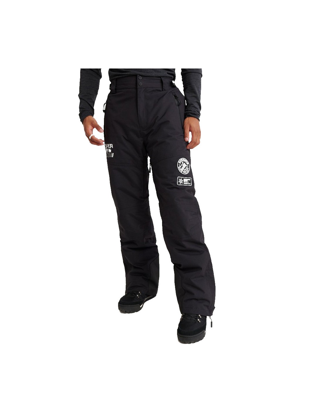 Pantaloni da sci Superdry Sd Mountain Snow Black
