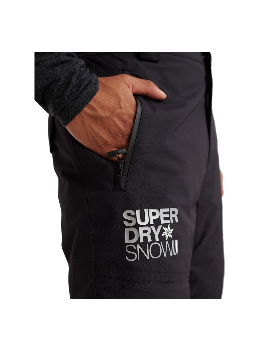 Pantaloni da sci Superdry Sd Mountain Snow Black
