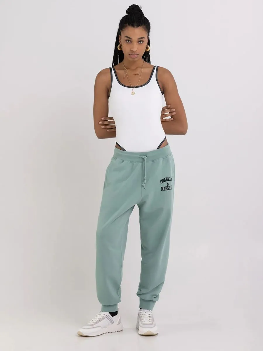 PANTALONI JOGG E LEGGINGS  FRANKLIN&MARSHALL JM1003.2000P01.SS 123 SAGE GRREN