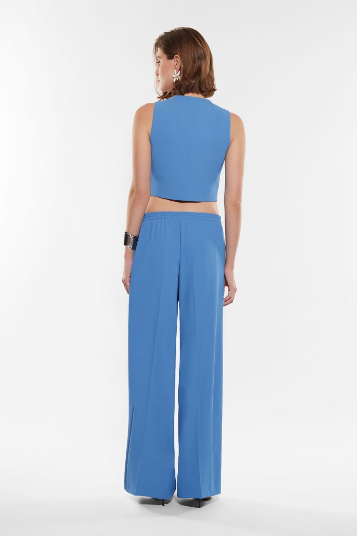 Pantaloni straight con tasche verticali